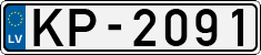 License plate of Latvia, Regular car plates