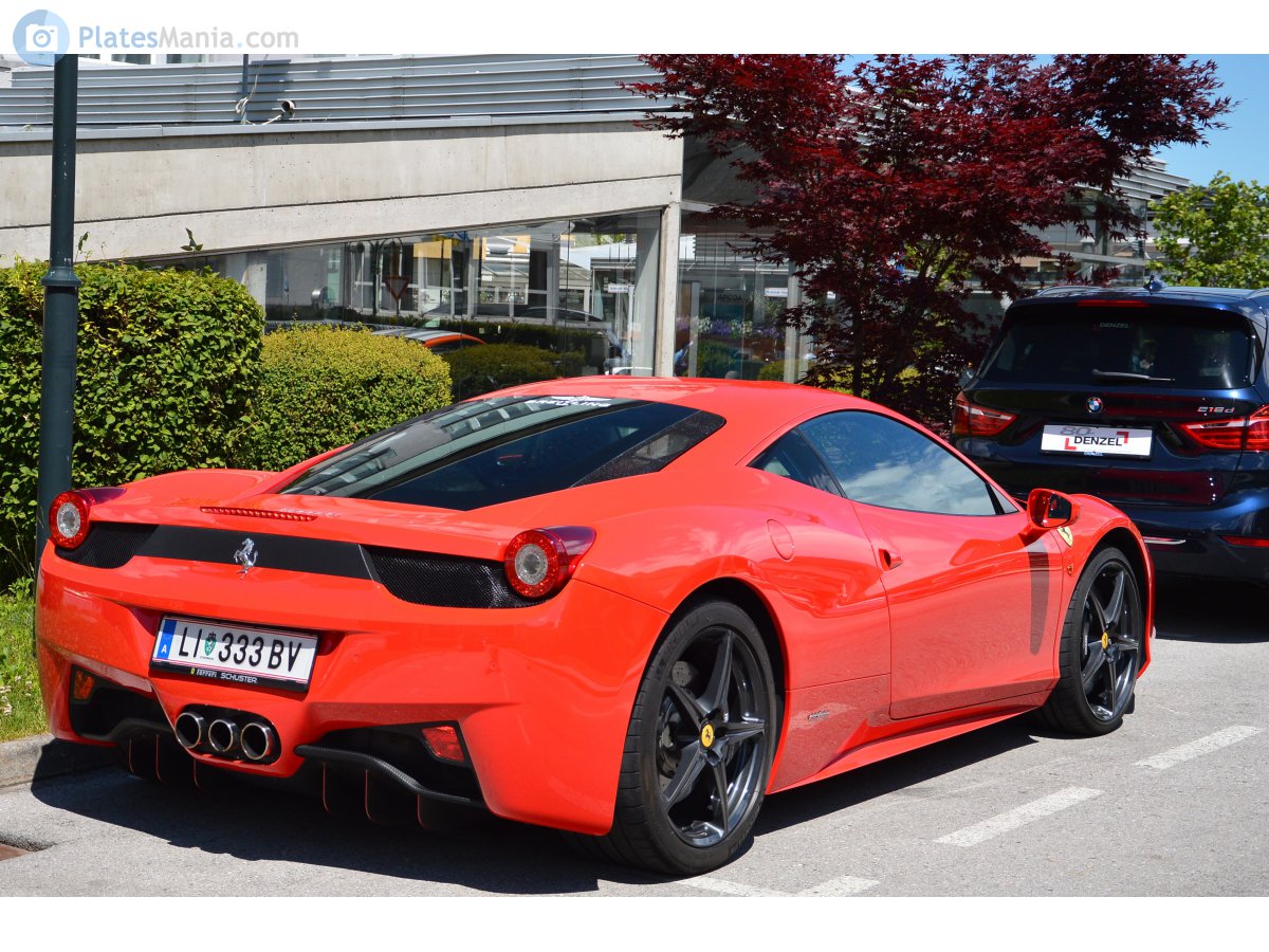 LI 333 BV, Ferrari 458 1st gen Italia (F142), 2009–2015