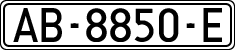 License plates of Spain, 1971 year series