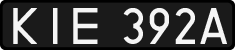 License plates of Poland, 1976 year system
