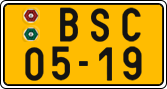 License plate of the Czech Republic, Commercial vehicles (1960)