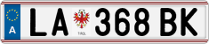 License plate of Austria, Regular plates