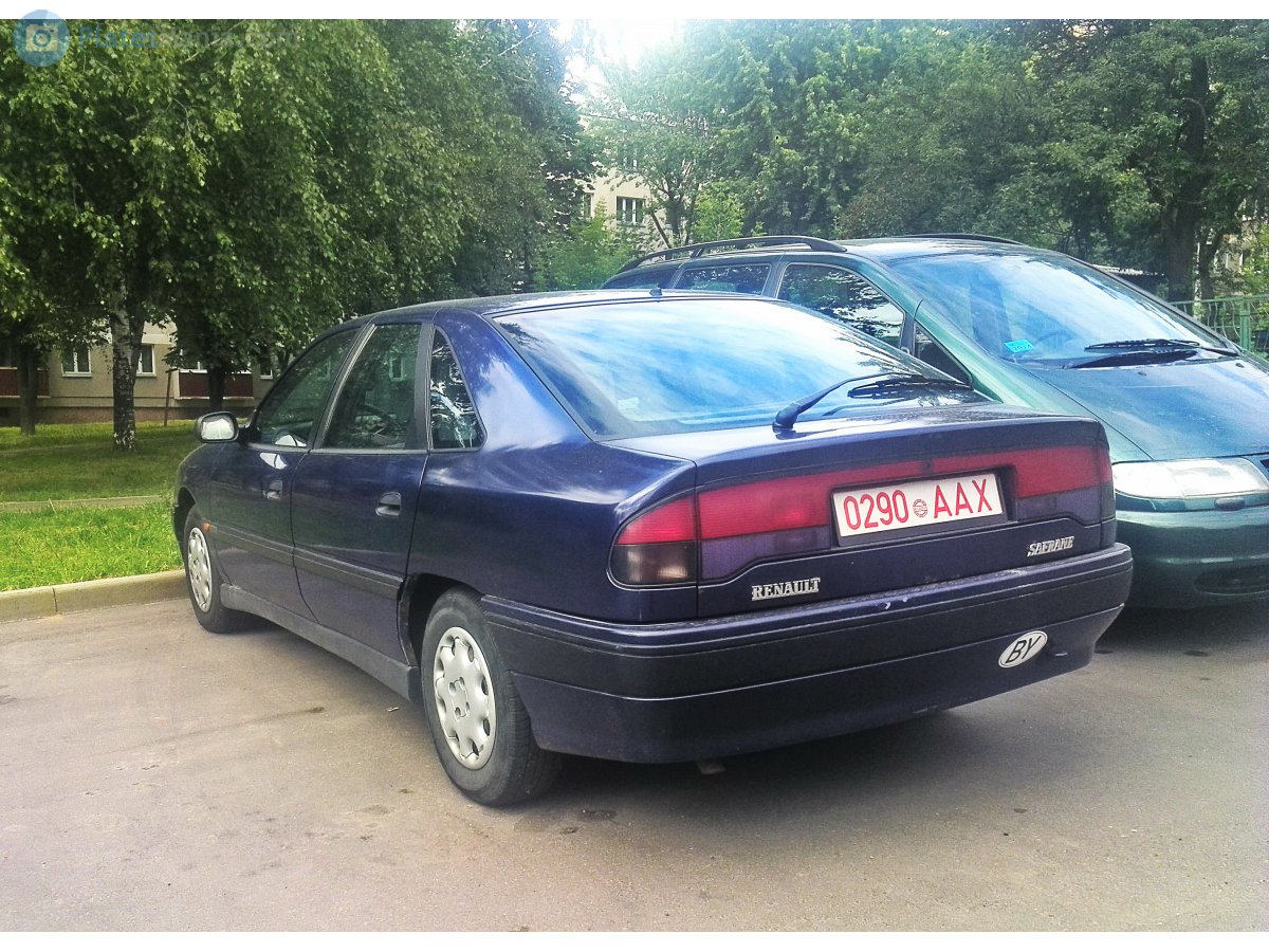 0290 AAX, Renault Safrane 1st gen (B54; Global-market), 1992–1996