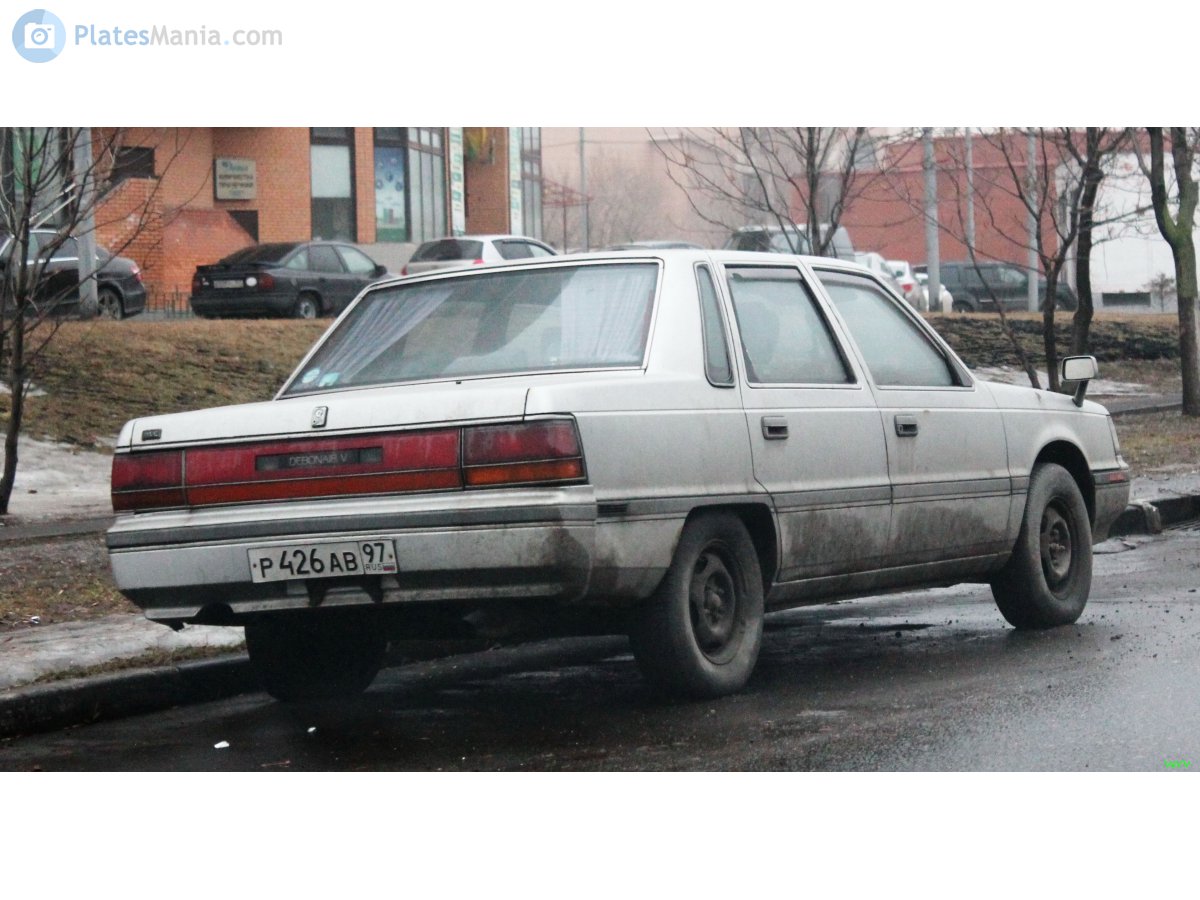 р 426 ав 97, Mitsubishi Debonair 2nd gen (S11A/S12A), 1986–1992