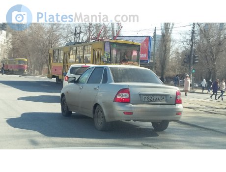 р827аа34, Lada (VAZ) 2170 Priora