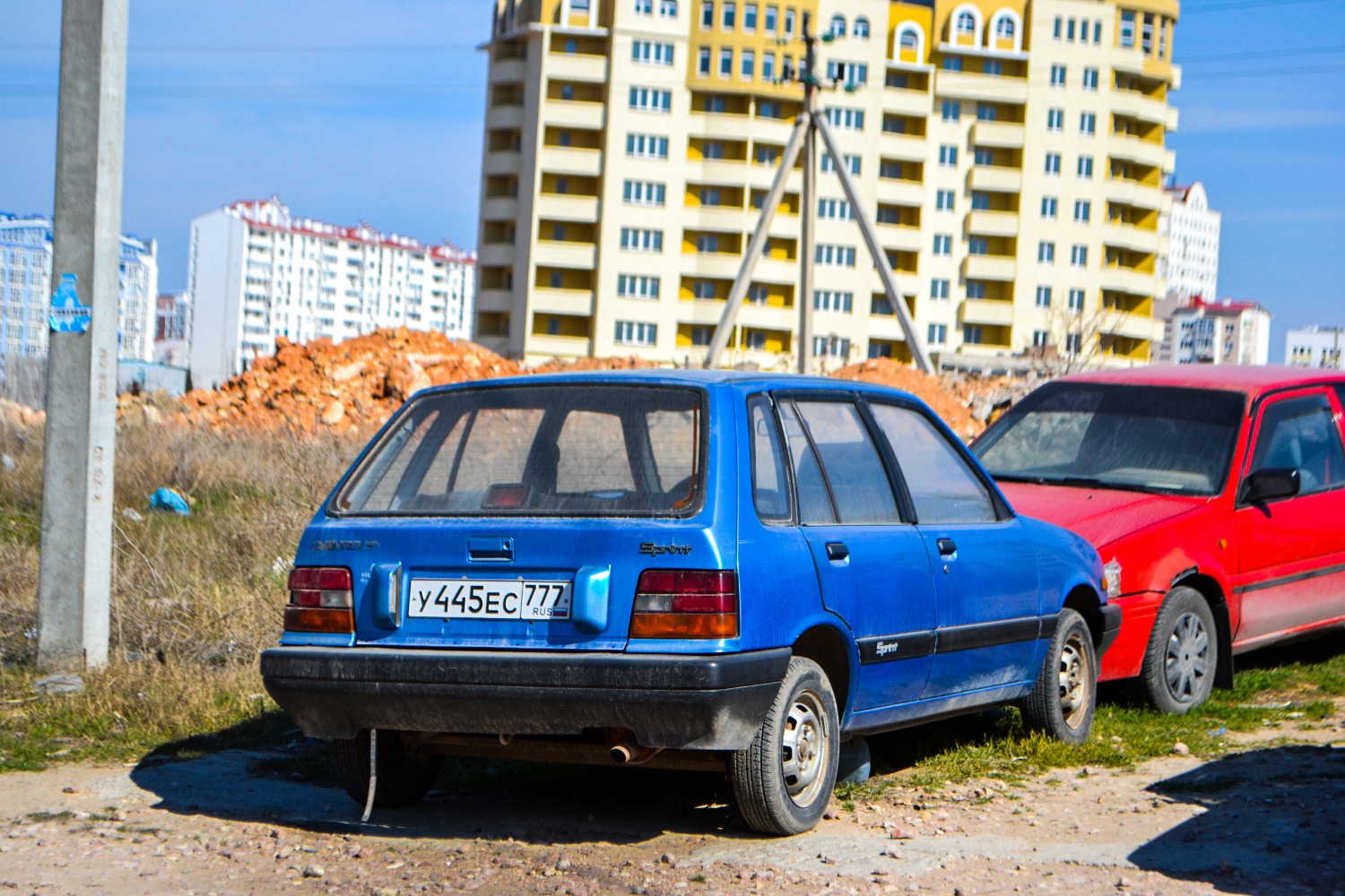 у 445 ес 777, Chevrolet Sprint 1st gen 5-door Hatch (NA- and CO-market), 1985–1988 (–2004 for CO-market)