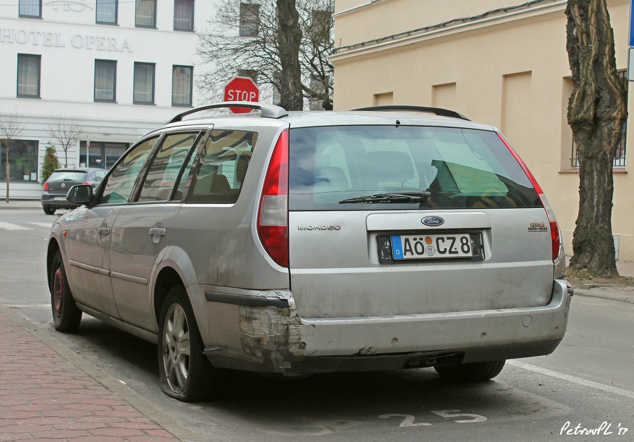AÖ CZ 8, Ford Mondeo 2nd gen Sedan/Liftback (Mk3; CD132), 2000–2007
