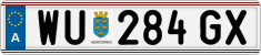 License plate of Austria, Regular plates