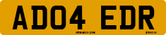 License plate of the United Kingdom, 2001 year system