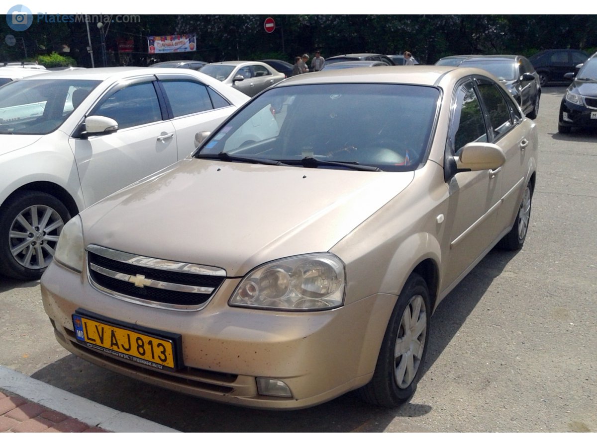 LV AJ 813, Chevrolet Lacetti 1st gen Sedan (J200), 2004­–2012 (–2024 for UZ-market)