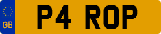 License plate of the United Kingdom, 1983 year system