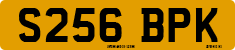License plate of the United Kingdom, 1983 year system
