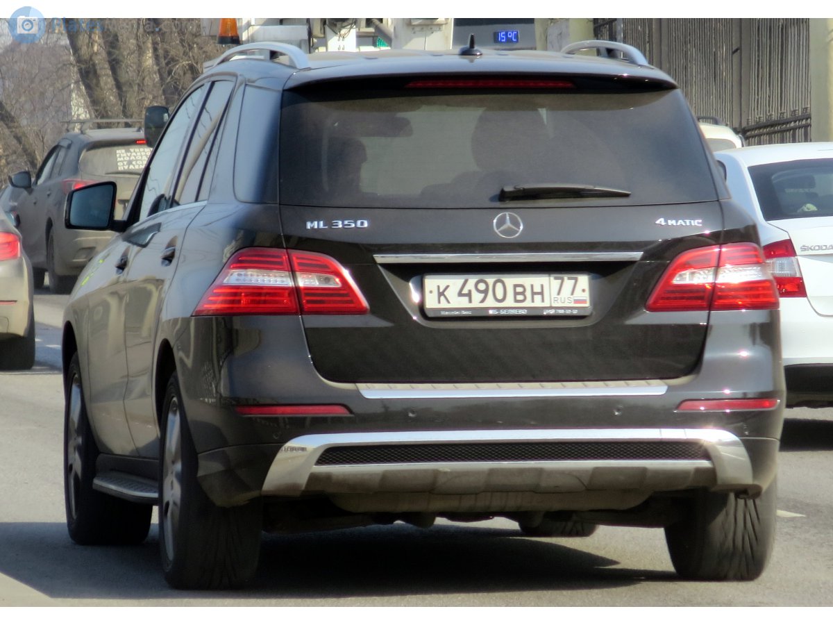 к 490 вн 77, Mercedes-Benz M-Klasse 3rd gen (W166), 2011–2015