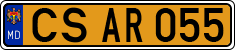 License plate of Moldova, Public transport (1992)