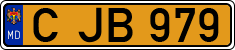 License plate of Moldova, Public transport (1992)