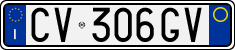 License plate of Italy, Cars (1994 year series)