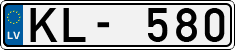 License plate of Latvia, Regular car plates