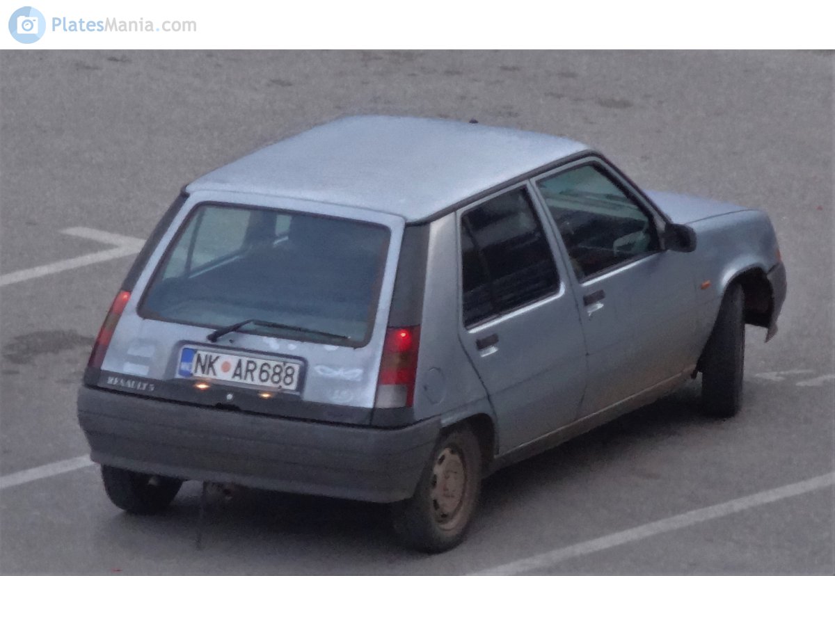 NK AR688, Renault 5 2nd gen Supercinq 5-door Hatch (B40), 1984–1996
