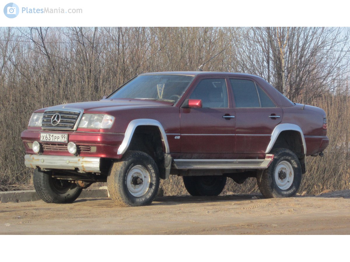 х 631 рр 99, Mercedes-Benz E-Klasse 1st gen Sedan (W124), 1984­–1995