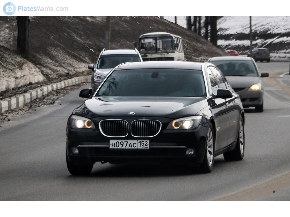 н 097 ас 152, BMW 7 Series 5th gen (F01–F04), 2008–2015