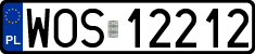 License plates of Poland, Regular car plates