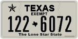 Texas, Exempt (123-4567)