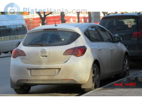 о787но62, Opel Astra