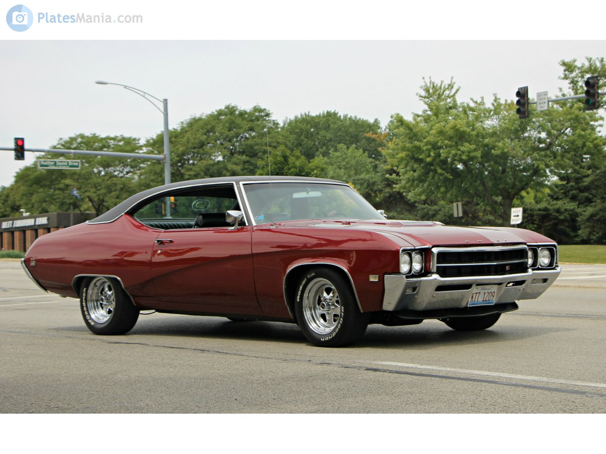 K77 1209, Buick GS 2nd gen 1969 350/400 Hardtop Coupé (43437/44637; A-body), 1st facelift, 1968–1969