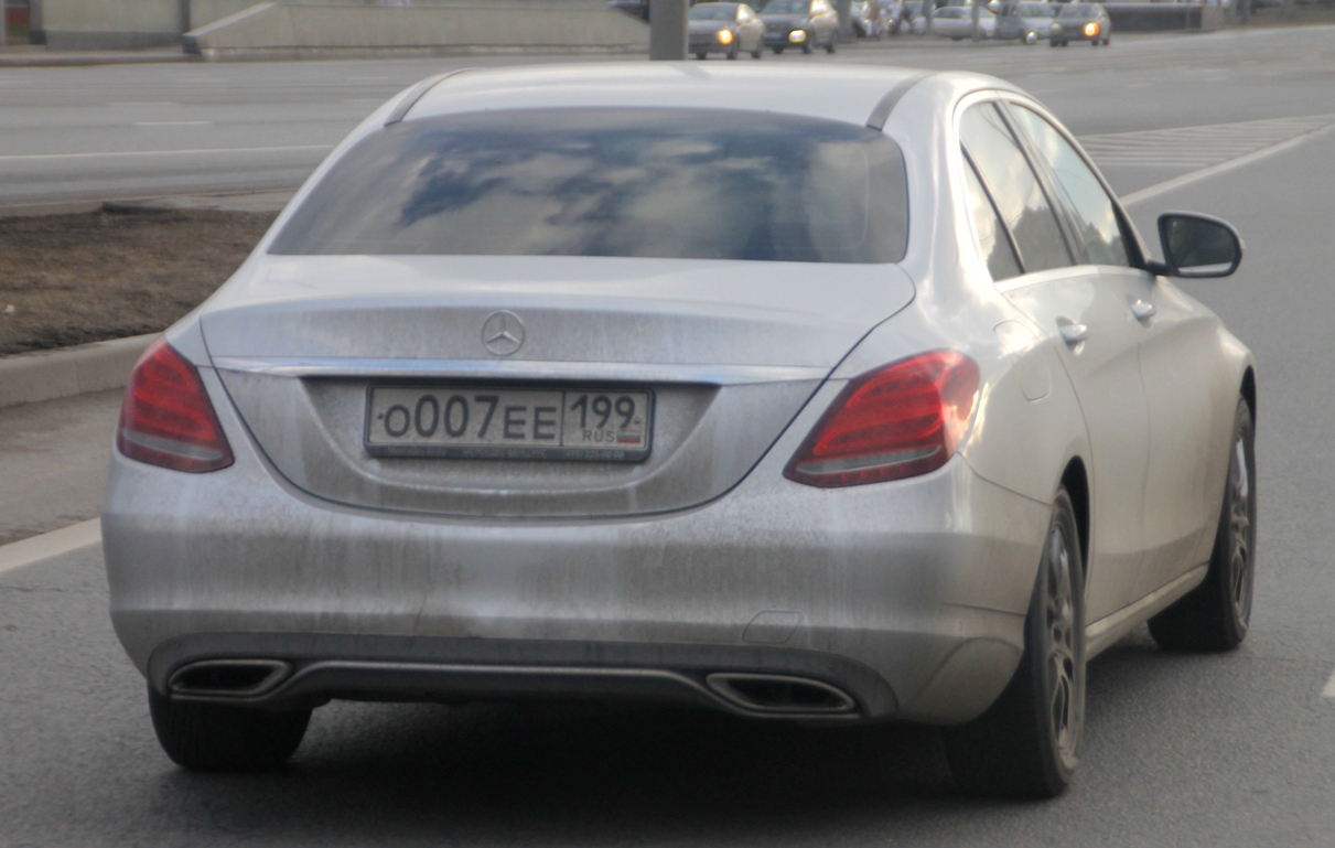 о 007 ее 199, Mercedes-Benz C-Klasse 4th gen Sedan (W205), 2014–2021