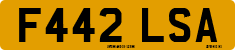 License plate of the United Kingdom, 1983 year system