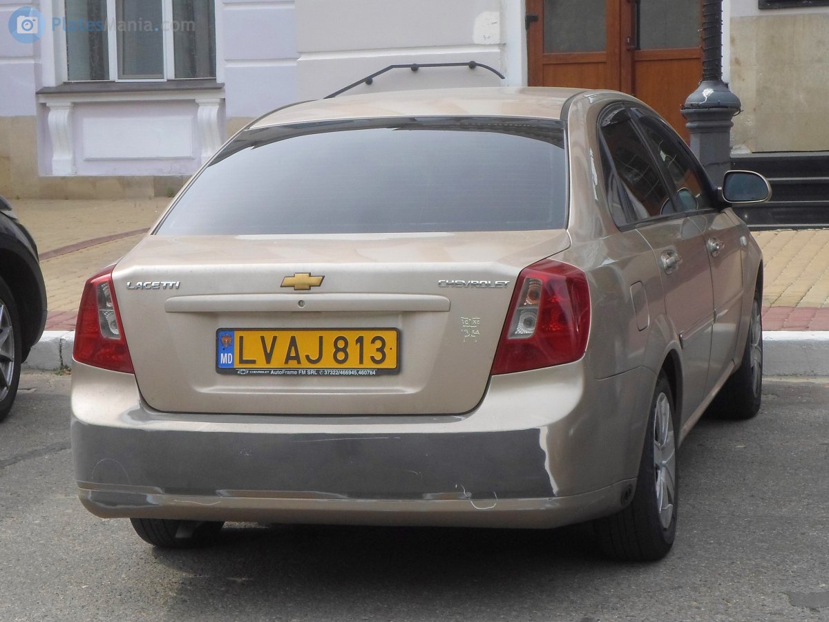 LV AJ 813, Chevrolet Lacetti 1st gen Sedan (J200), 2004­–2012 (–2024 for UZ-market)