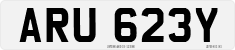 License plate of the United Kingdom, 1963 year system