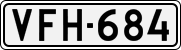License plate of Finland, Cars