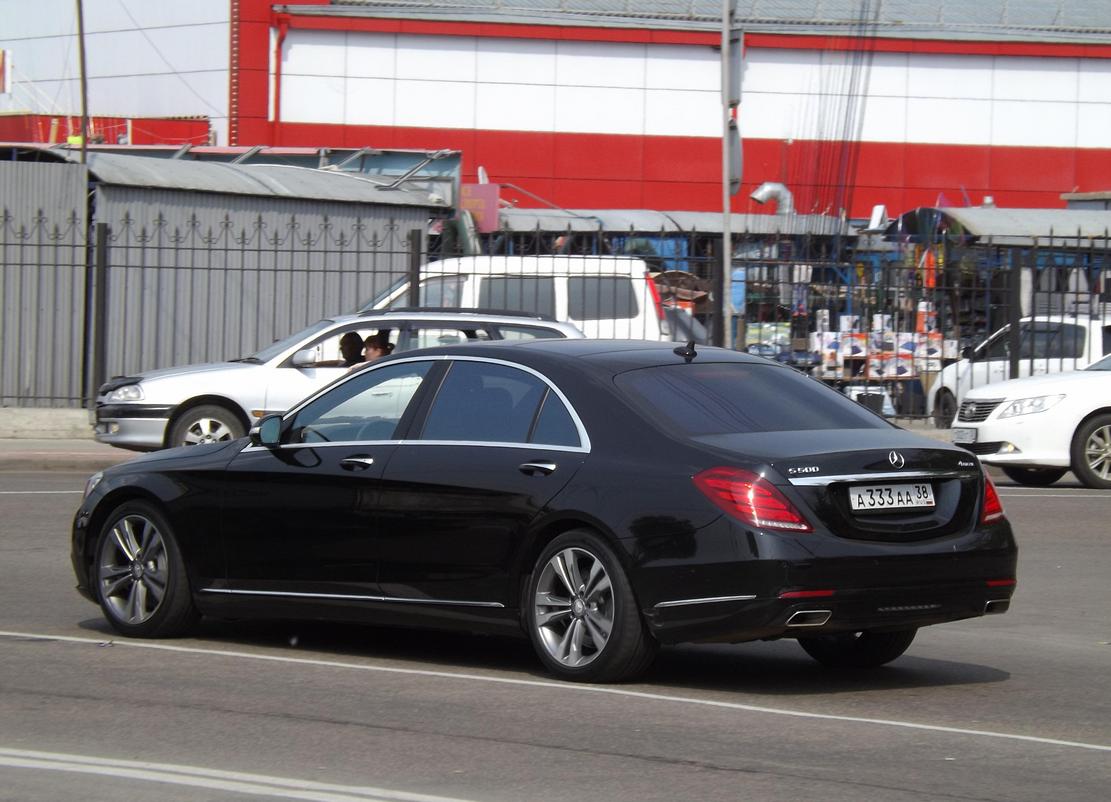 а 333 аа 38, Mercedes-Benz S-Klasse 8th gen Sedan (W222/V222), 2013–2020