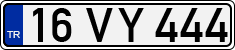 License plate of Turkey, Regular plates