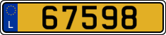 License plate of Luxembourg, Vanity Plates