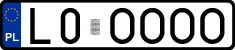 License plates of Poland, Vanity Plates