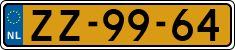 License plate of the Netherlands, Except vehicles / Oldtimers