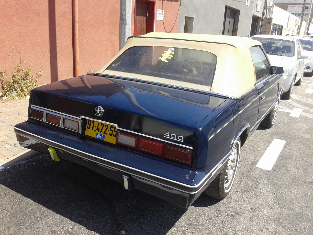 91-472-55, Chrysler LeBaron 2nd gen Convertible, 1981–1986