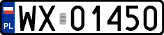 License plates of Poland, Regular car plates