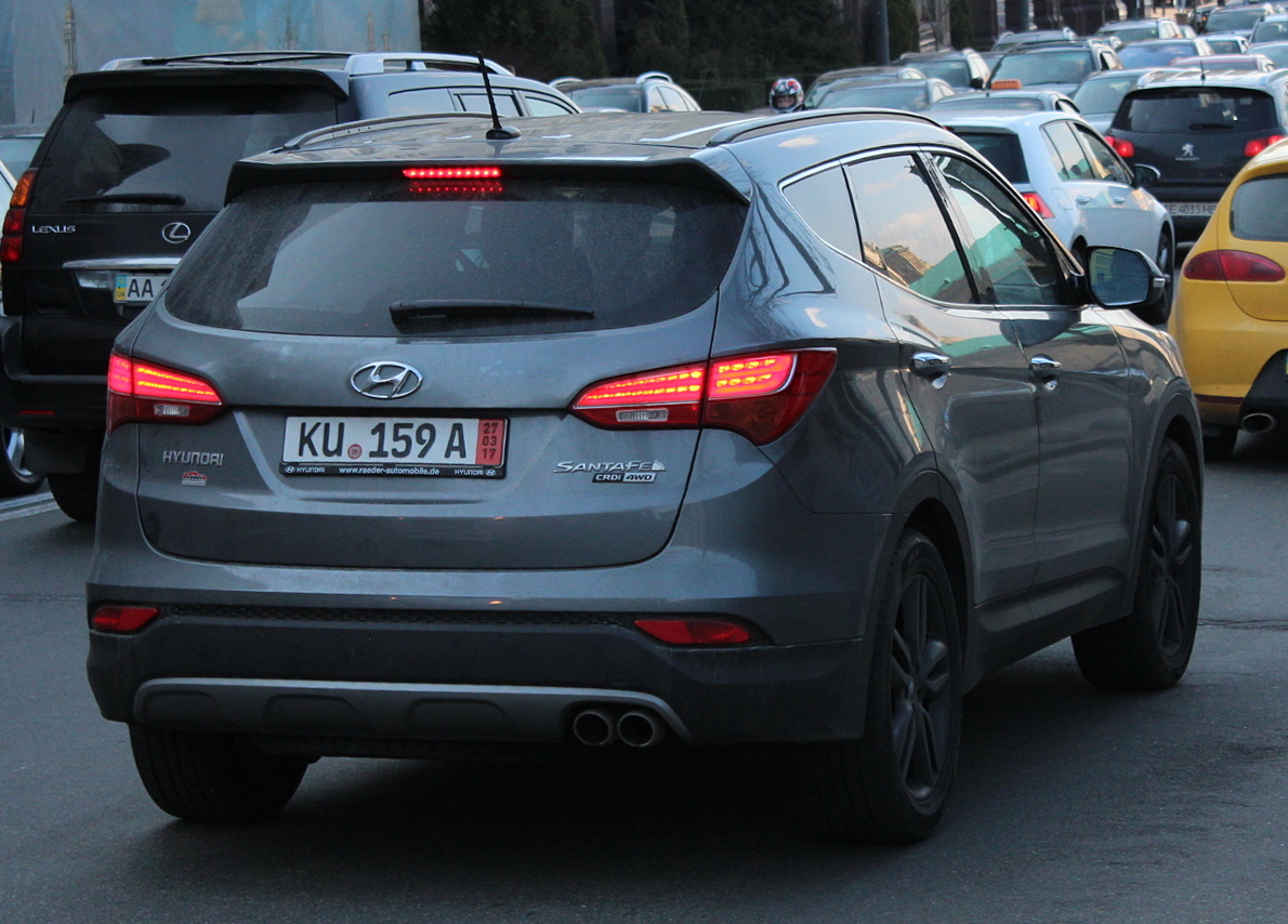 KU 159 A, Hyundai Santa Fe 3rd gen (Sport) (DM), 2012–2015