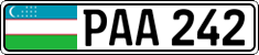 License plate of Uzbekistan, High authorities