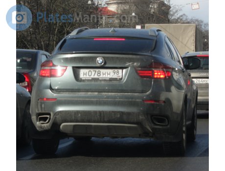 н078нн98, BMW X6