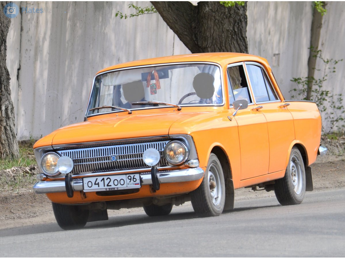 о 412 оо 96, Izh Москвич-408/412 (Moskvich-408/412) 412ИЭ, 1970–1982