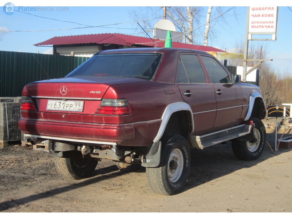 х 631 рр 99, Mercedes-Benz E-Klasse 1st gen Sedan (W124), 1984­–1995