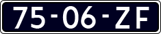 License plate of the Netherlands, Cars