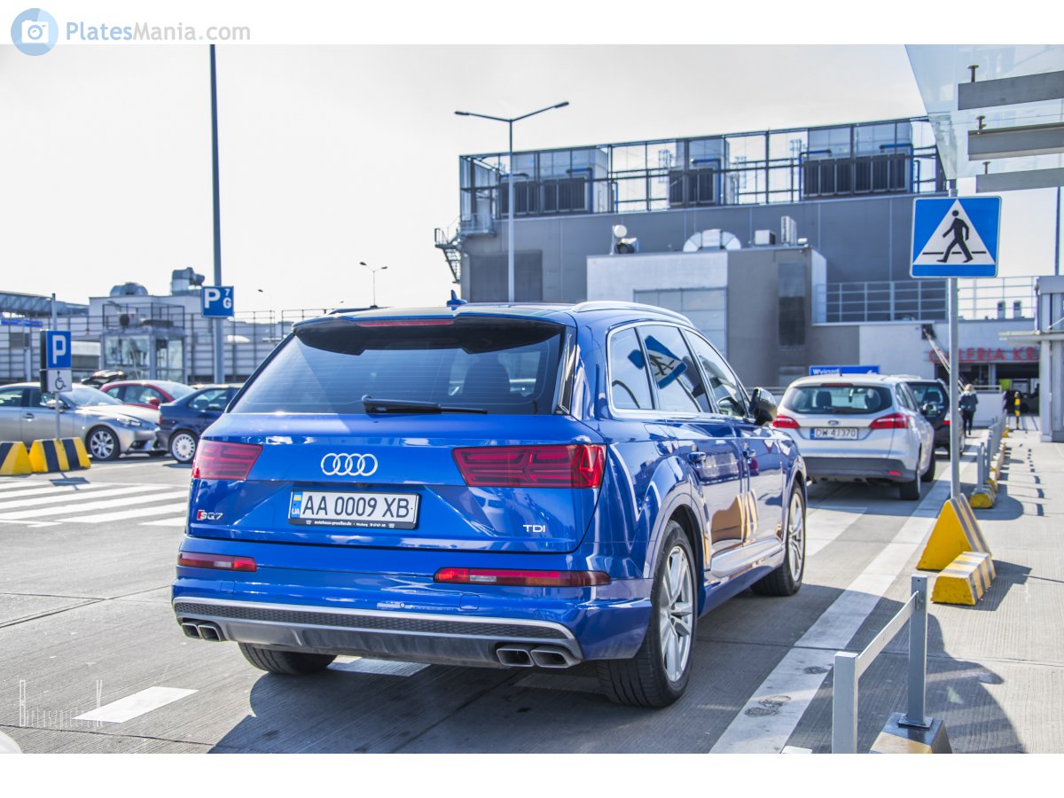 AA 0009 XB, Audi SQ7 1st gen (4MB), 2016–2019