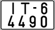 License plate Belarus, Special vehicles (2004)