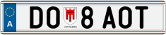 License plate of Austria, Regular plates