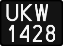 License plates of Poland, 1976 year system
